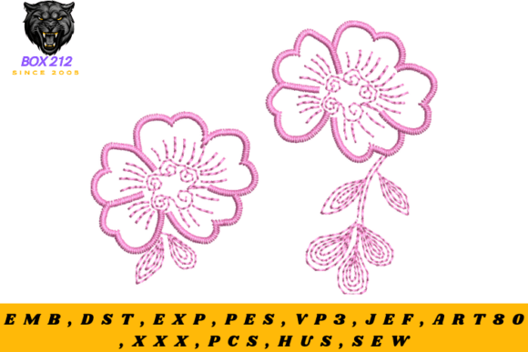 Beautiful Flower Embroidery Design Review
