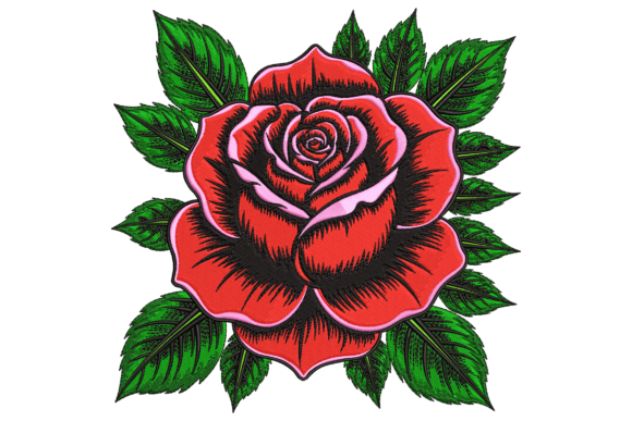 Bold Rose Flower: A Designer’s Stitch-Out Review