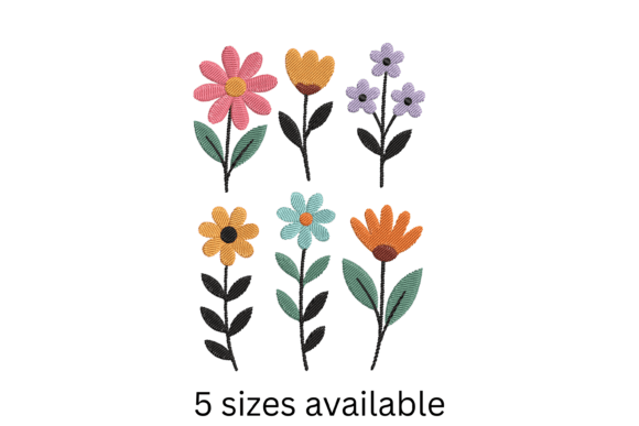 Colorful Flower Embroidery Design Review