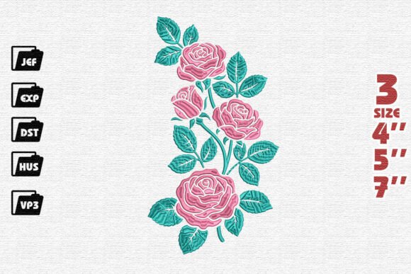Elegant Rose Embroidery: A Seller’s Review