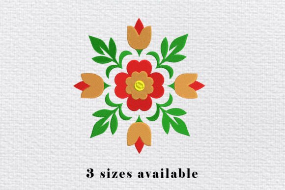 Floral Mandala Embroidery File Review