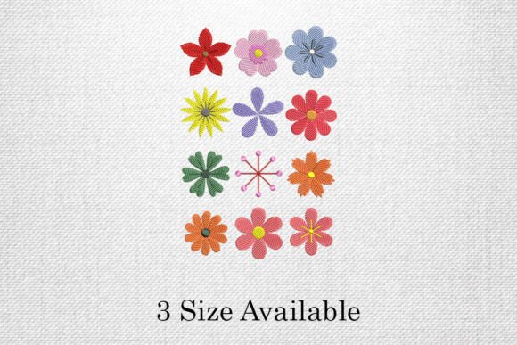 Floral Motif Set Colorful Embroidery Review
