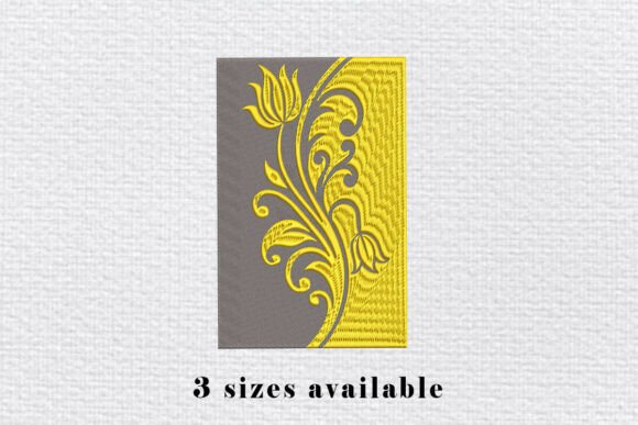 Golden Floral Border Embroidery: A Boutique Review