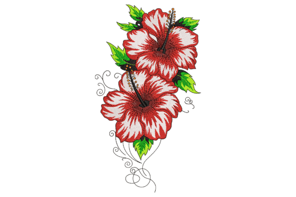Hibiscus Flower: A Boutique Apparel Embroidery Review