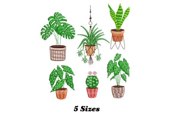 House Plants: A Seasonal Embroidery Design Review