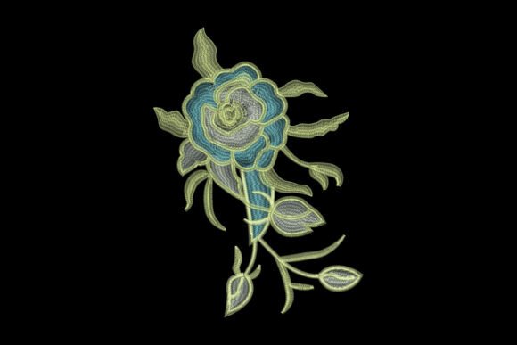 Icy Blue Rose: A Designer’s Stitch-Out Review
