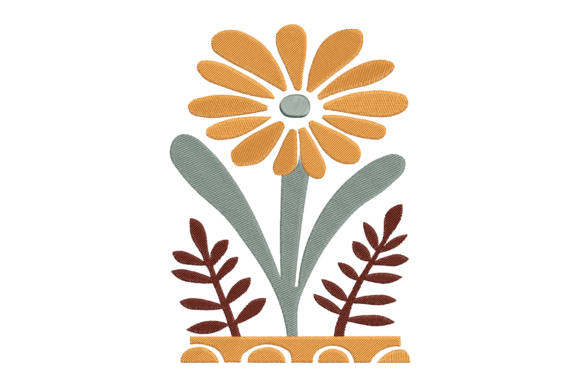 Modern Flower: A Stylish Machine Embroidery Design Review