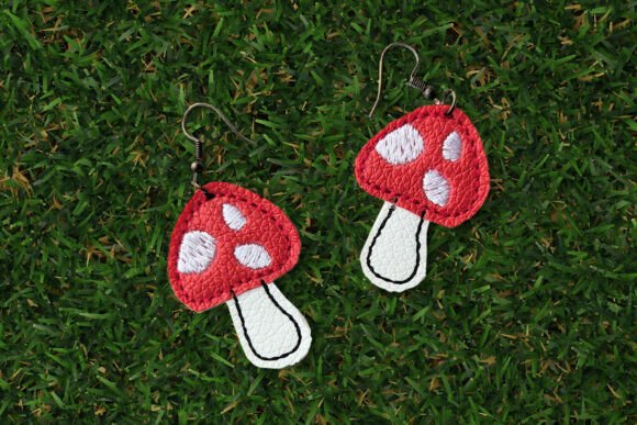 Mushroom Toadstool ITH Feltie Applique Review