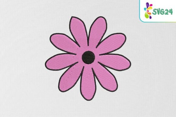 Pink Daisy Flower: An Embroidery Designer’s Review