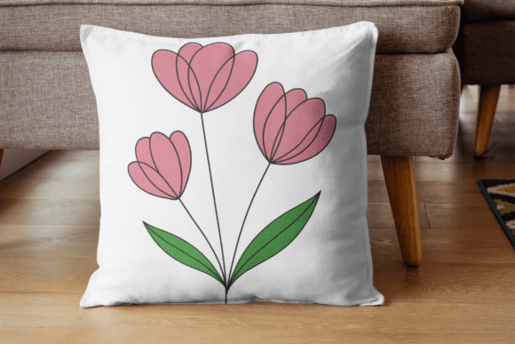 Pink Tulips Embroidery Design: A Boutique Review